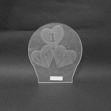 Load image into Gallery viewer, LED Lamp Creative LED Night Lights board Novelty Illusion Night Lamp lampshade 3D Illusion Table Lamp For Light Acrylic sheet