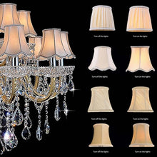 Load image into Gallery viewer, New Classic Lampshade Crystal Candle Chandelier Special Lamp Cover Exquisite Cloth Covers E14 Lamp Covering Cloth Shade