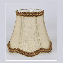 Load image into Gallery viewer, Art Deco Ripple Lamp Shades Crystal Wall Lamp Chandelier Fabric Lampshade Nordic Style Modern Lamp Cover for Home Decoration