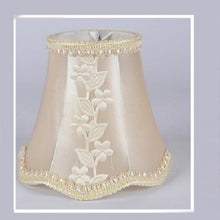 Load image into Gallery viewer, Art Deco Ripple Lamp Shades Crystal Wall Lamp Chandelier Fabric Lampshade Nordic Style Modern Lamp Cover for Home Decoration