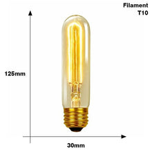 Load image into Gallery viewer, Retro Edison Light Bulb E27 220V 40W ST64 G80 G95 T10 T45 T185 A19 A60 Filament Incandescent Ampoule Bulbs Vintage Edison Lamp