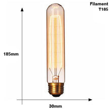 Load image into Gallery viewer, Retro Edison Light Bulb E27 220V 40W ST64 G80 G95 T10 T45 T185 A19 A60 Filament Incandescent Ampoule Bulbs Vintage Edison Lamp