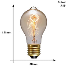 Load image into Gallery viewer, Retro Edison Light Bulb E27 220V 40W ST64 G80 G95 T10 T45 T185 A19 A60 Filament Incandescent Ampoule Bulbs Vintage Edison Lamp